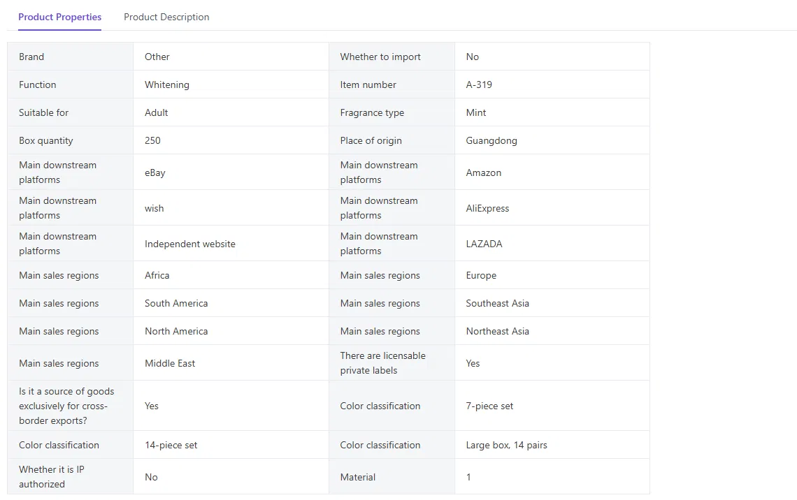 SmileKit V34 product properties and details